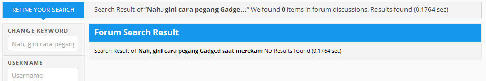 Nah, gini cara pegang Gadged saat merekam!