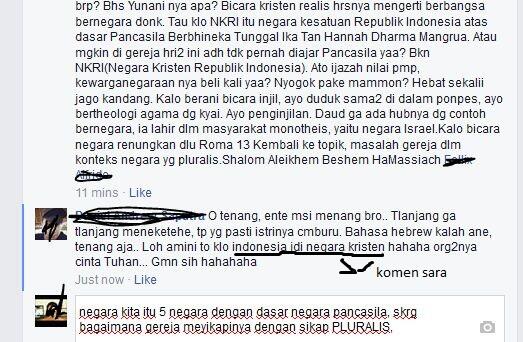 GAN ada orang sara di FB ane !!! NGAKAK