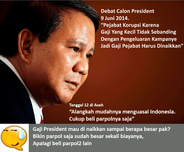 Prabowo: Mudah Menguasai Indonesia, Beli Saja Parpolnya