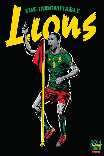 Artwork desain keren mewakili kontestan Piala Dunia Brazil (Keren Gan!)