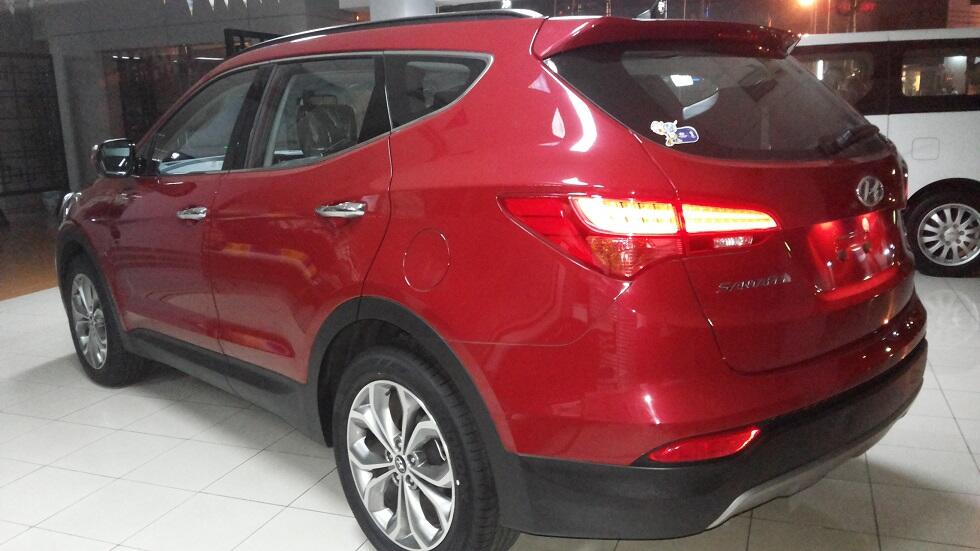 hyundai NEW SANTA FE BENSIN 2014 MERLOTE RED READY FULL DISKON+ASSESORIES