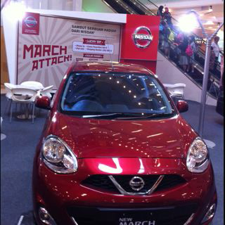 NISSAN ALL NEW MARCH 1.5 MT 2013 DP 11 JT-AN FREE VKOOL DEPAN