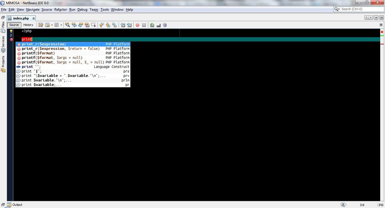 Help Code Hint Ilang di Netbeans 8.0 PHP