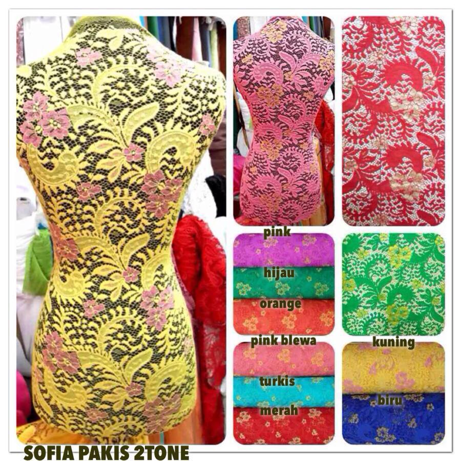 Terjual Kain Kebaya (sofia, chemical & semi france lace 