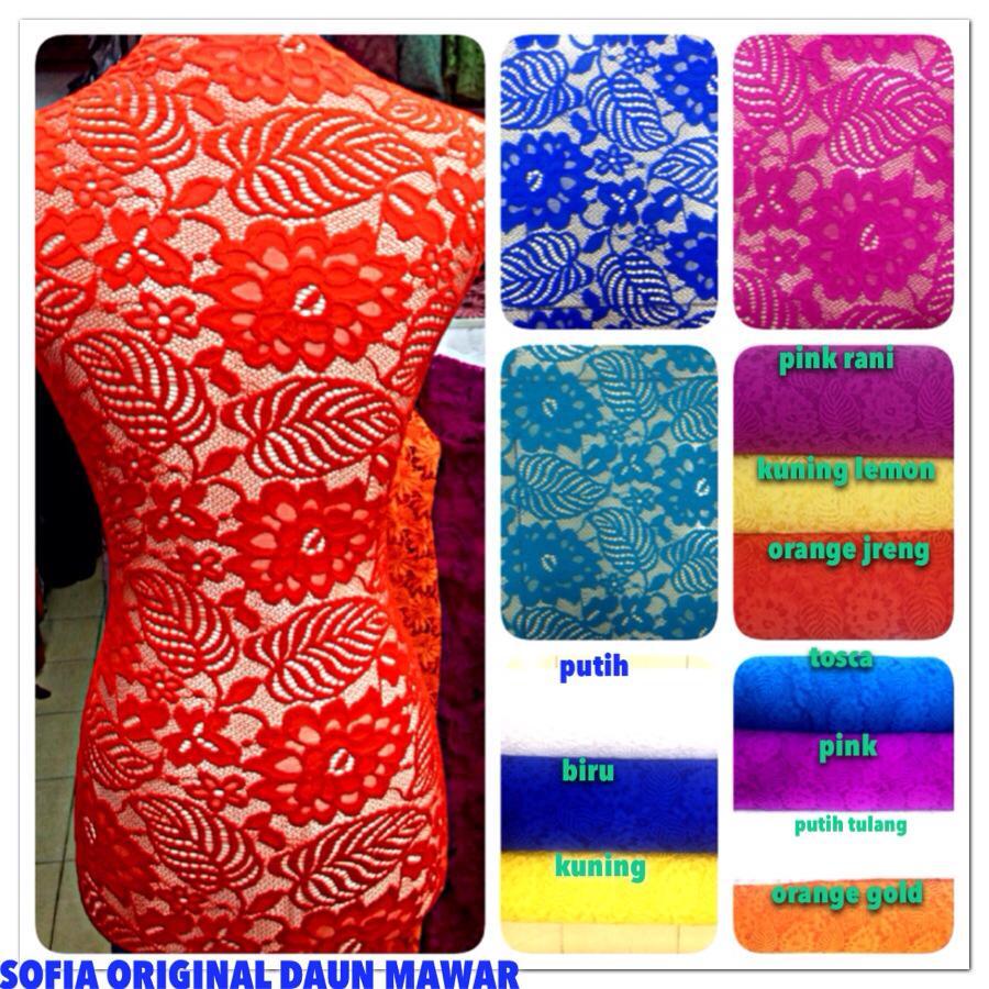 Terjual Kain Kebaya (sofia, chemical & semi france lace 