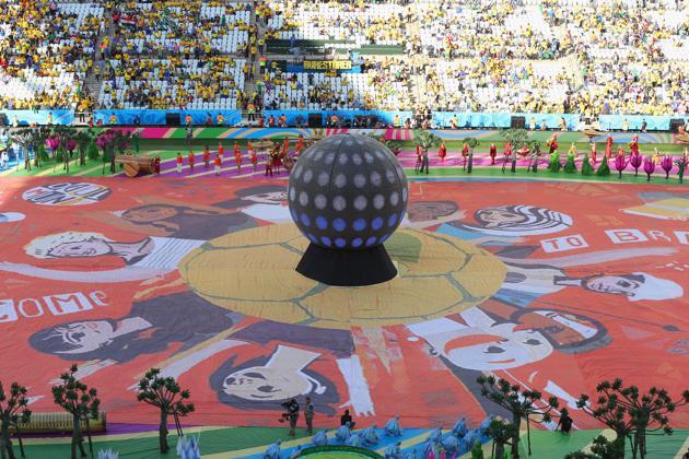 Lagu dan Tarian Jadi Warna Utama Pembukaan Piala Dunia 2014
