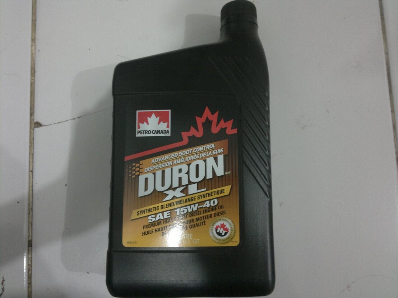 Jual Oli Duron - Pelumas terbaik dari PETRO- CANADA untuk Motor (TERMURAH di KASKUS)