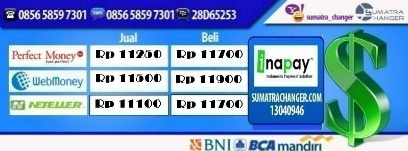 Jual Beli Perfect Money PM dan Web Money WMZ aman dan rate terbaik