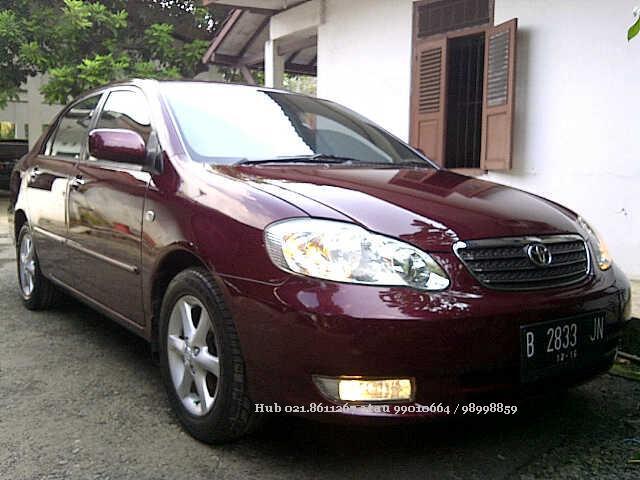 Toyota Altis G Merah Maroon MT Tahun 2001 Km 95rb
