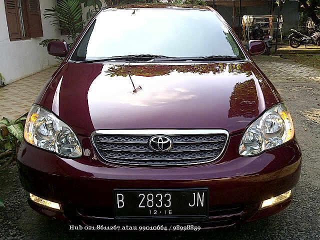 Toyota Altis G Merah Maroon MT Tahun 2001 Km 95rb