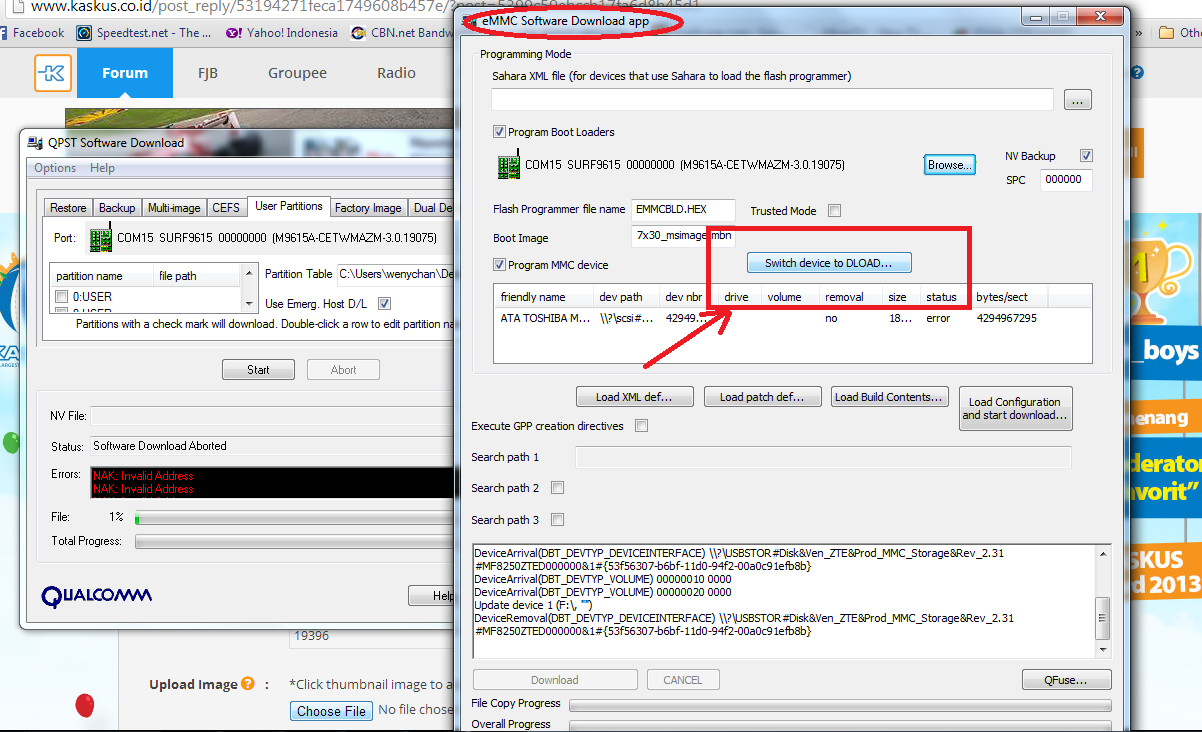Download mode file