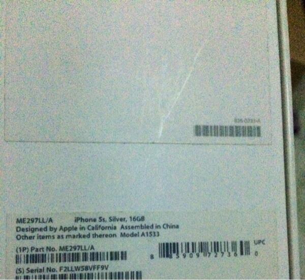 Iphone 5s FU 16Gb Silver TT boleh coba ...