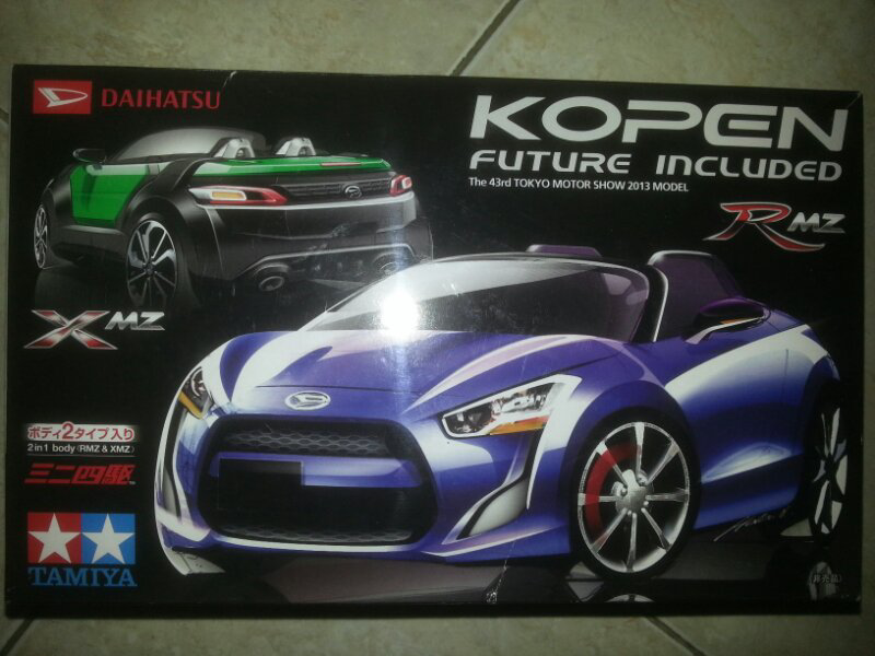 Jual Tamiya Mini 4WD Copen RMZ & XMZ Tokyo Motor Show