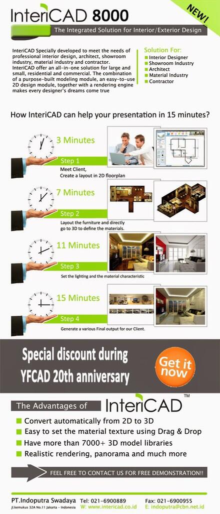 InteriCad~Software Interior/Exterior Design (Anniversary20th)