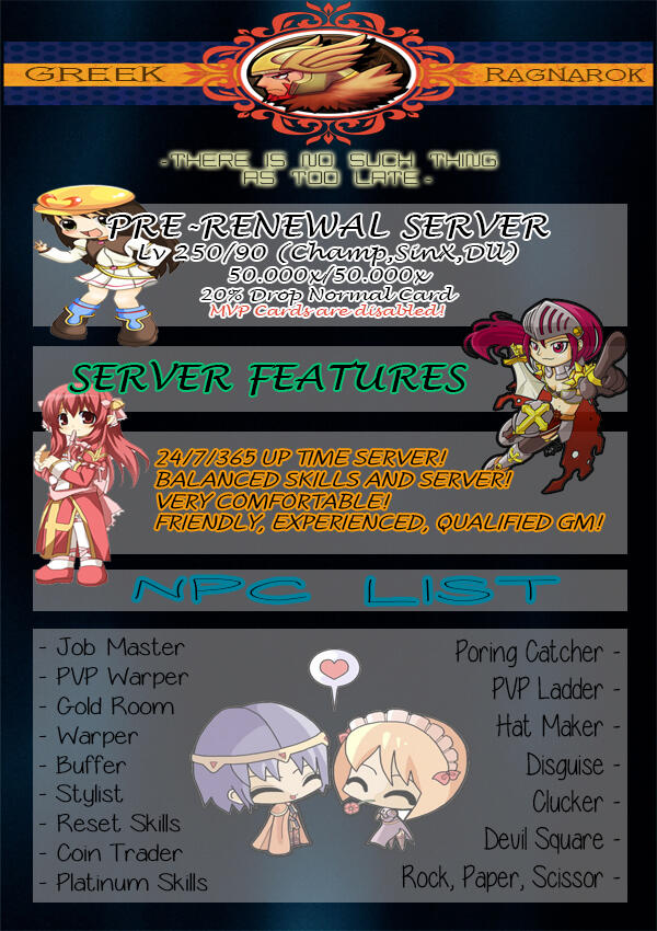 &#91;Fresh Private Server&#93; Greek-RO! - There's no such thing as too late -