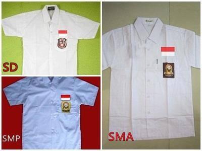 Seragam sekolah wajib dilengkapi badge Merah Putih KASKUS