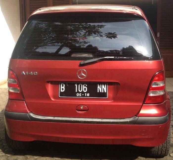 Mercy A140 Merah Metalik 2003 Km72.000 (Jakarta Selatan)
