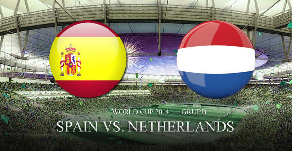 Belanda Hancurkan Juara Dunia Spanyol 5 - 1
