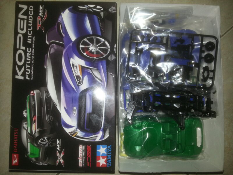 Jual Tamiya Mini 4WD Copen RMZ & XMZ Tokyo Motor Show