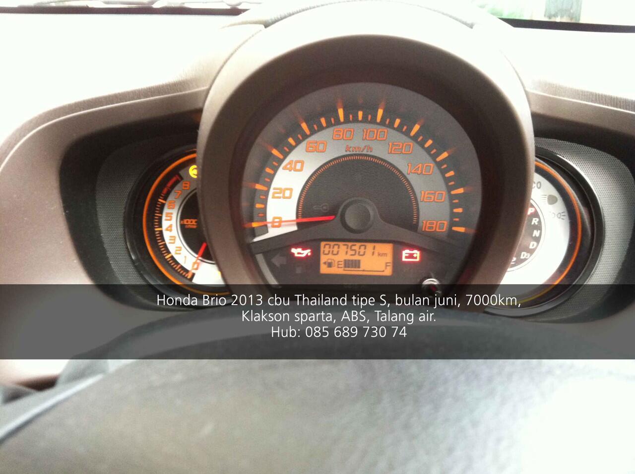 Honda Brio 2013 cbu thailand