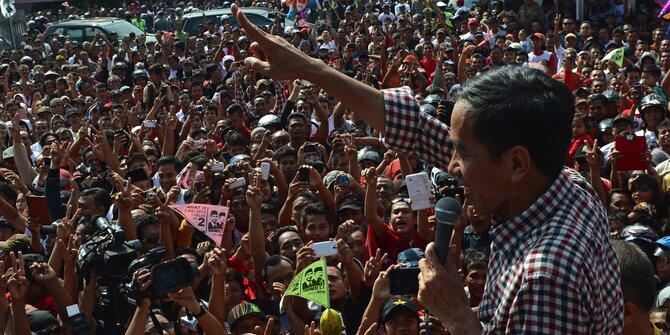 Pulang kampung, Jokowi dielu-elukan warga Solo