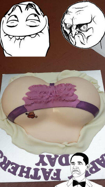 HADIAH KUE HARI AYAH, TEMEN FB ANE (ANE NGAKAK 1 MINGGU)