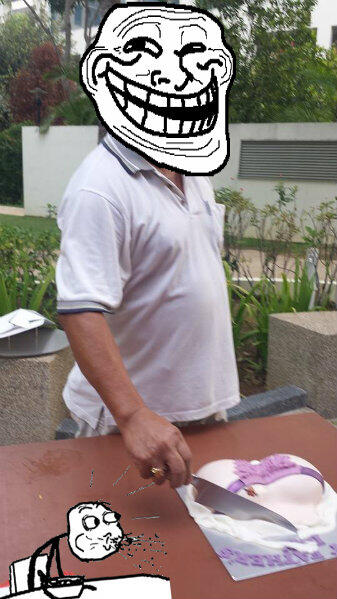 HADIAH KUE HARI AYAH, TEMEN FB ANE (ANE NGAKAK 1 MINGGU)