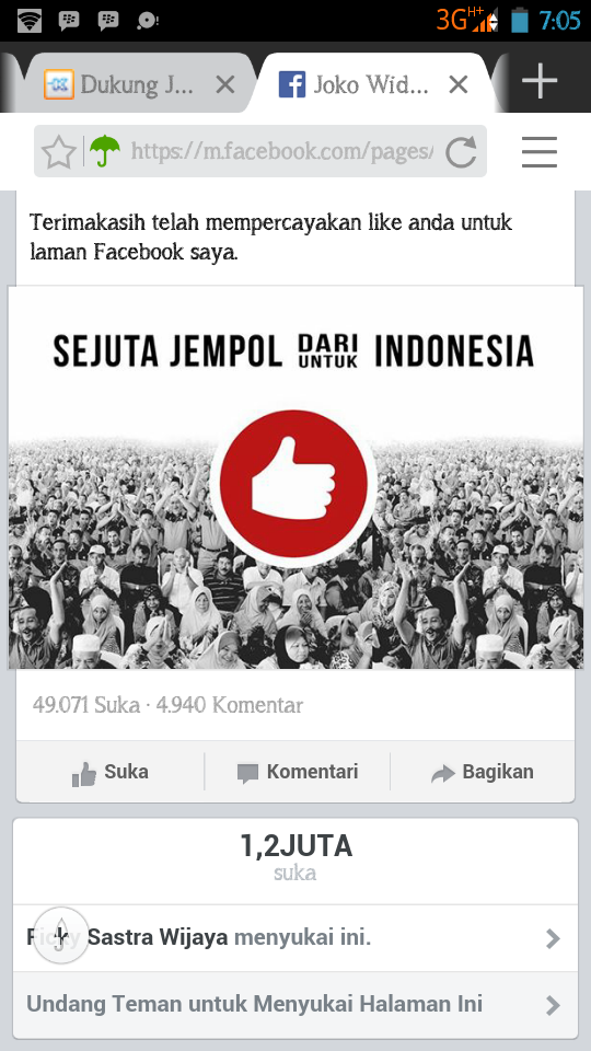 Dari sini saja sudah terlihat mana yg lebih unggul dari kedua calon presiden