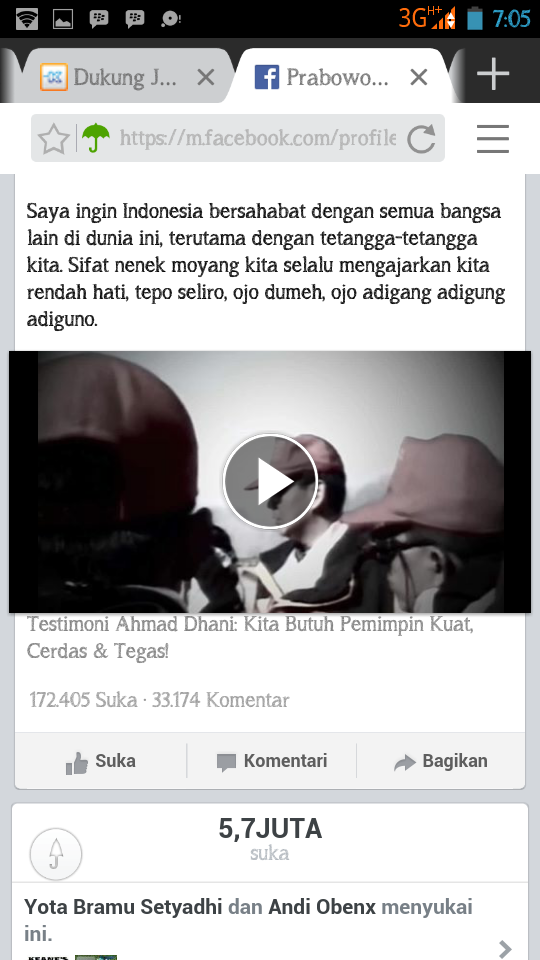 Dari sini saja sudah terlihat mana yg lebih unggul dari kedua calon presiden