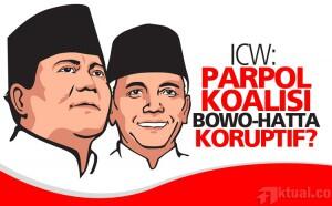 ICW: Partai Pengusung Prabowo-Hatta Banyak Terlilit Kasus Korupsi...wow