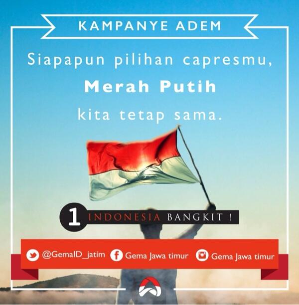 Salam #kampanyeadem &amp; #kampanyekreatif dari kami pemuda Jawa Timur