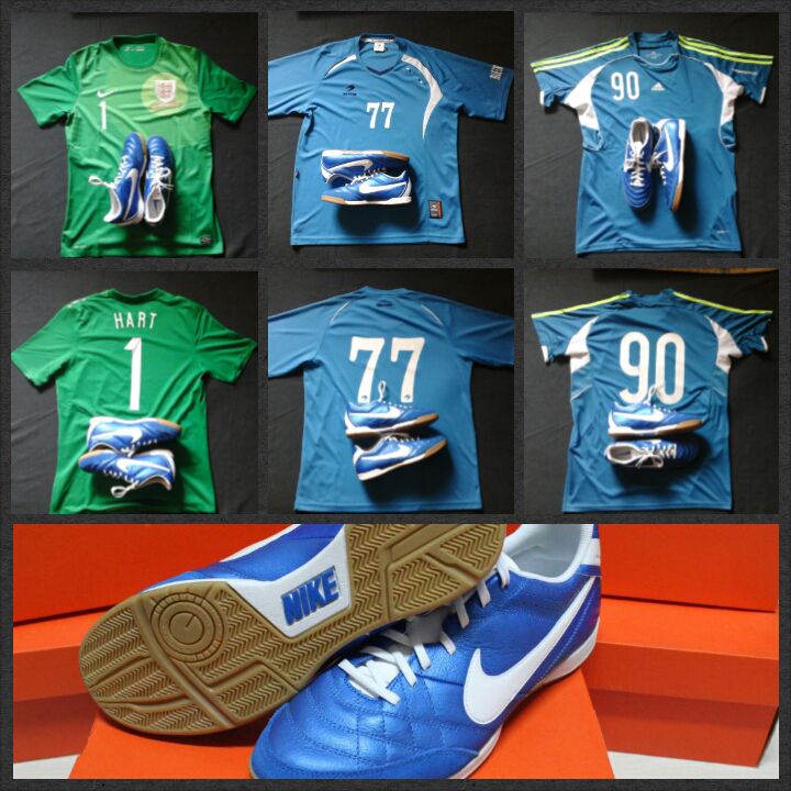 sepatu futsal nike tiempo natural iv ltr ic size 45 (bonus jersey)
