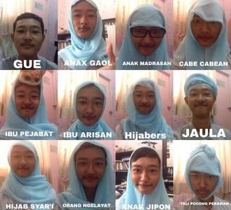 macam-macam model jilbab, ente yg mana?