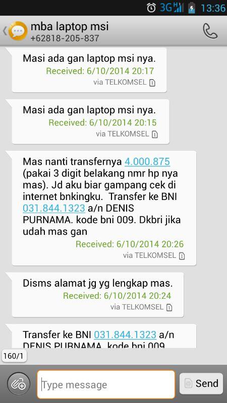 Tolong bantu gan... Abis ketipu di FJB!!!