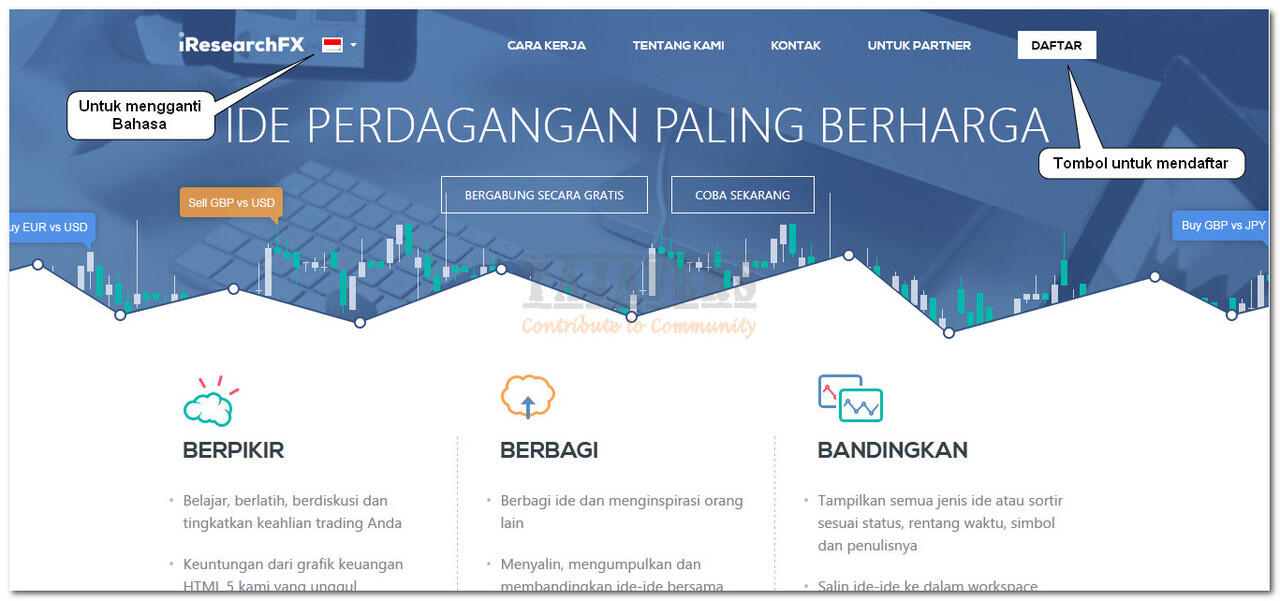 Bikin Komunitas di iresearchfx