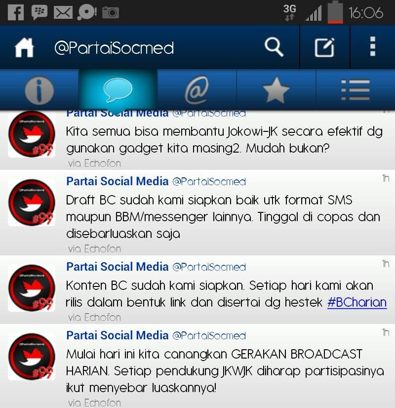 siap siap ada gelombang broadcast dari timses salah satu capres 