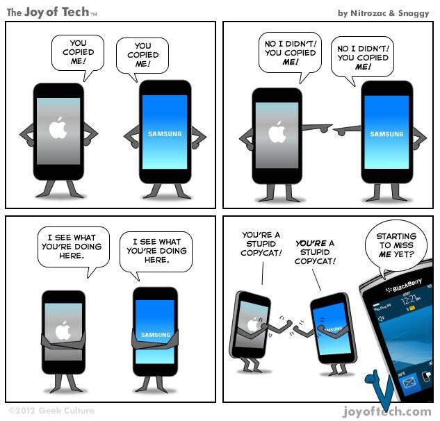 &#91;Meme&#93; Perang Antara Samsung vs Apple vs Nokia