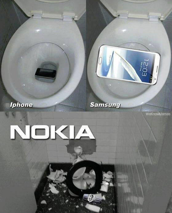 &#91;Meme&#93; Perang Antara Samsung vs Apple vs Nokia