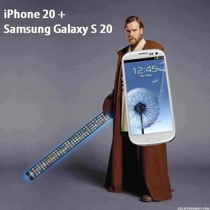 &#91;Meme&#93; Perang Antara Samsung vs Apple vs Nokia