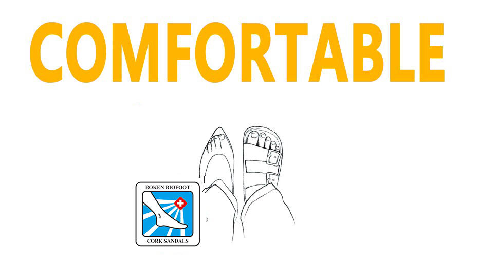 CORK SANDALS SUPER COMFORTABLE & HEALTHY MERK. BOKEN