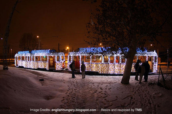 Kerennya Foto Long Exposure Kereta Tram 'Mesin Waktu 30.000 LED' Dari Budapest &#91;HOT&#93;