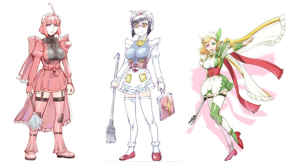 Jika Gundam Berubah Menjadi Maid