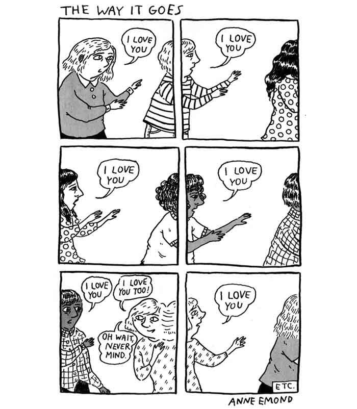 Komik kehidupan sehari-hari by Anne Emond