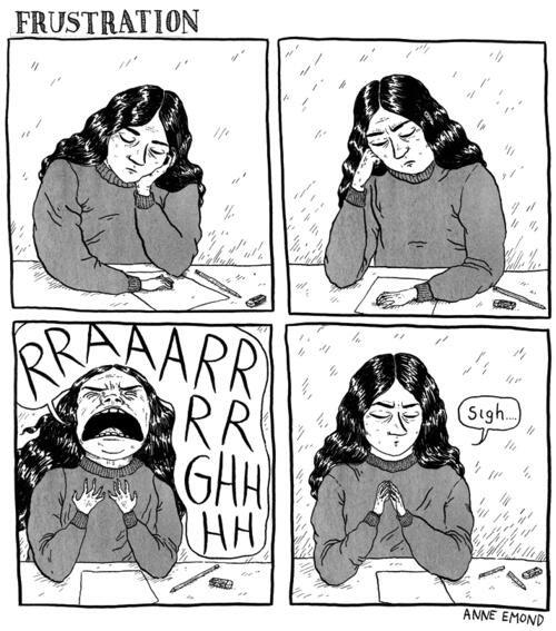 Komik kehidupan sehari-hari by Anne Emond