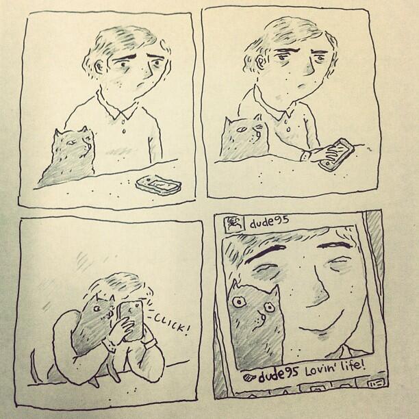 Komik kehidupan sehari-hari by Anne Emond