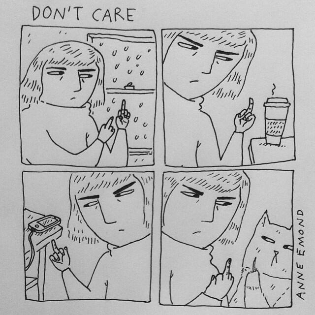 Komik kehidupan sehari-hari by Anne Emond