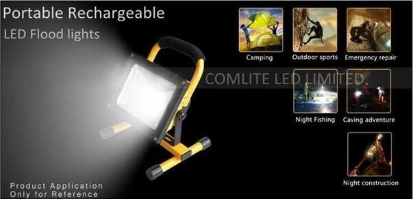 portable rechargeable LED flood light 10W