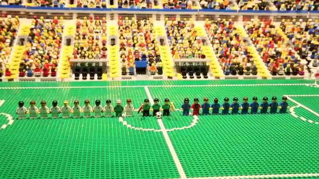Momen Pertandingan Piala Dunia 2014 Dalam Kreasi Lego