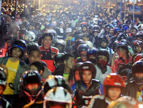 Batasi kendaraan sepeda motor