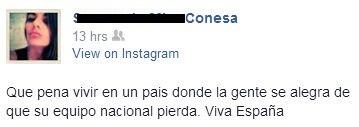 NO JOKE* sebagian orang Spanyol malah gembira timnas nya kalah... Asli dari org spa.